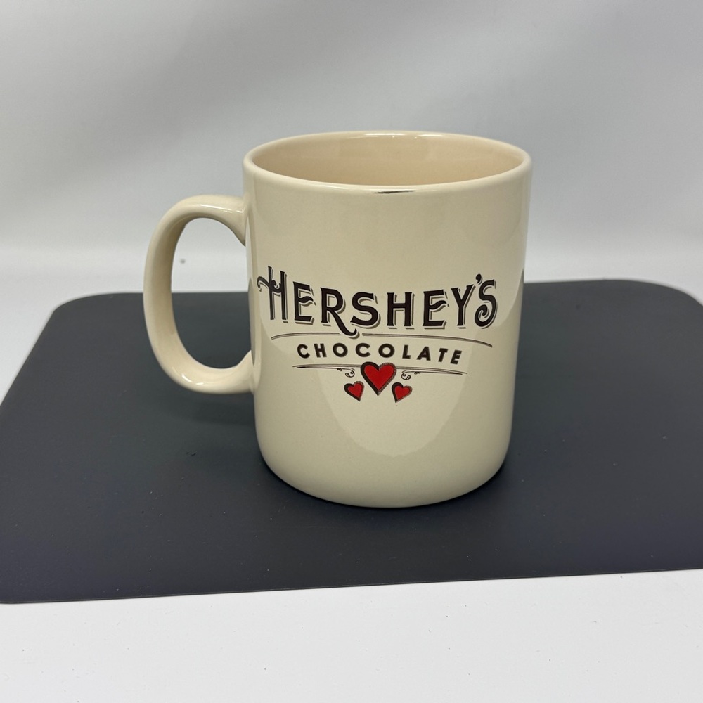 Large Hershey's Mug Hershey's Chocolate Coffee Cup Red Hearts Mug
